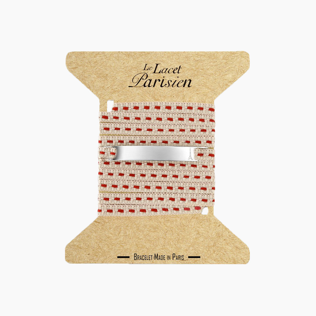 Bracelet cordon beige