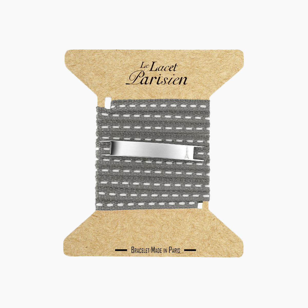 Bracelet cordon gris enfant