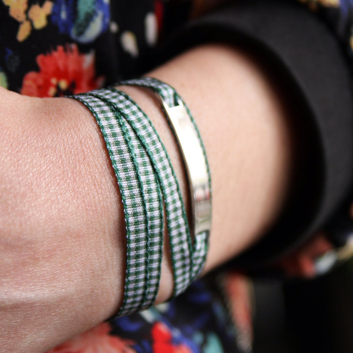Lime green girl bracelet
