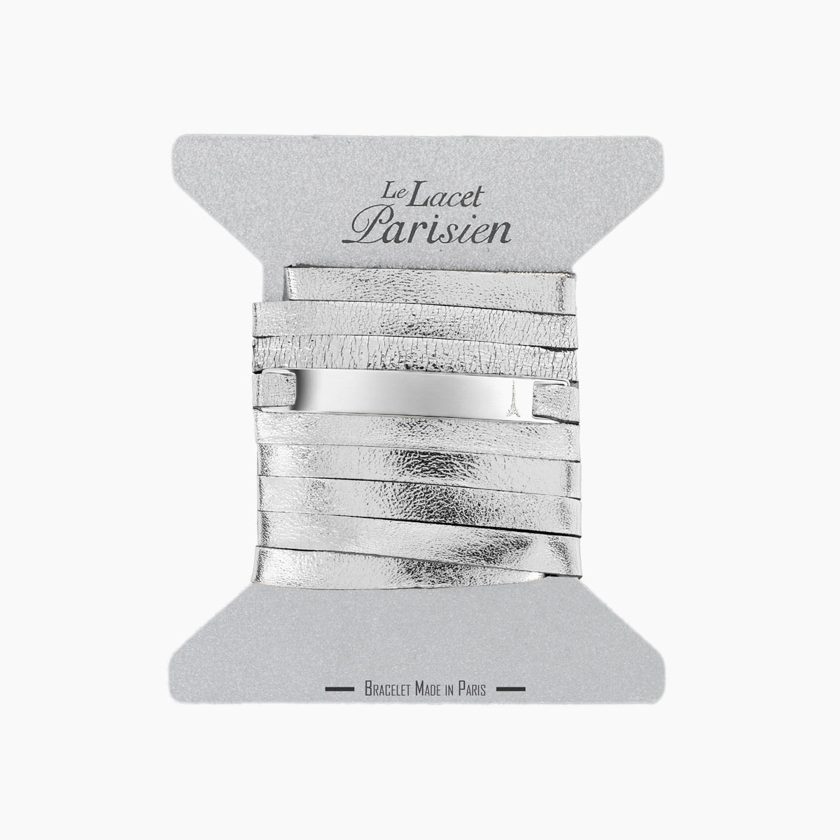 bracelet personnalisé cuir argent