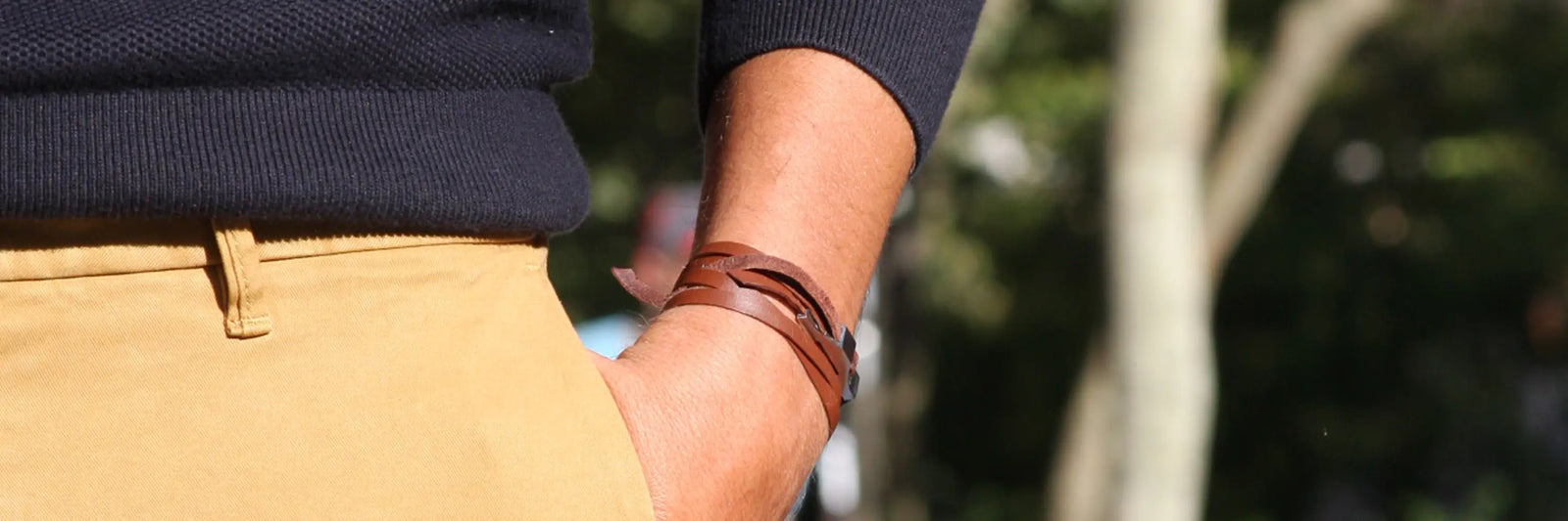 bracelets cuir homme
