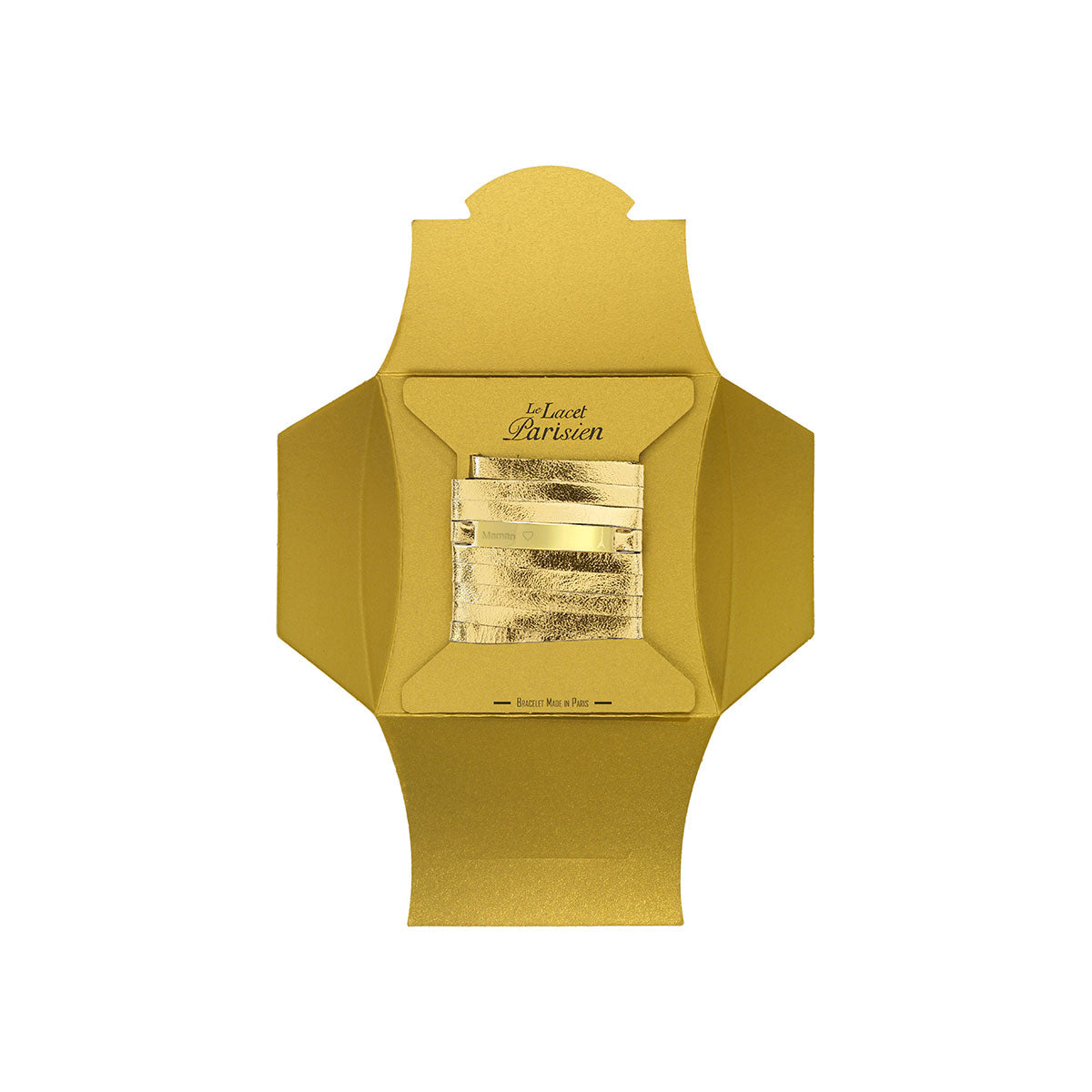 Bracelet MAMAN or metallisé