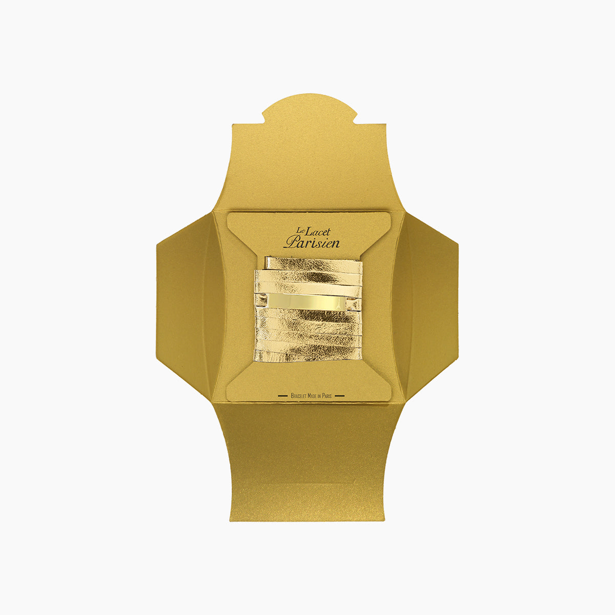 berlingot doré or le lacet parisien