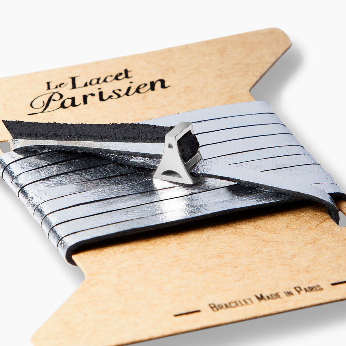 bracelet cuir femme argent