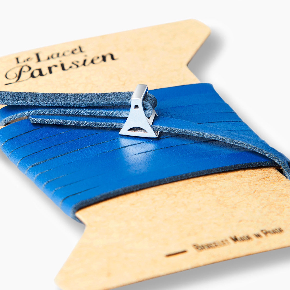 bracelet cuir femme bleu