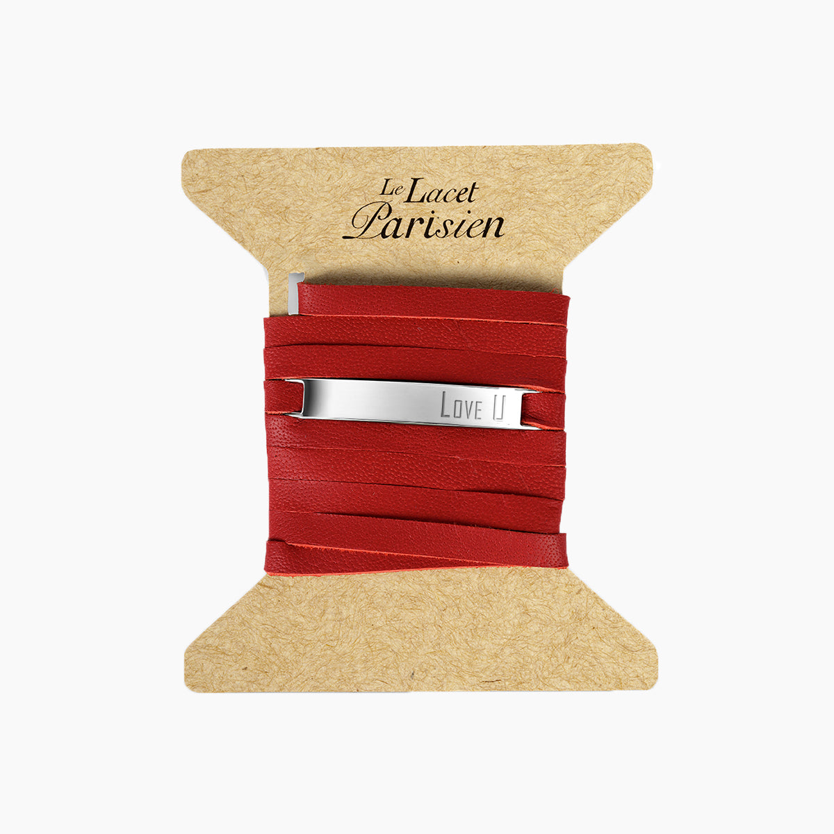 Bracelet message "LOVE U"