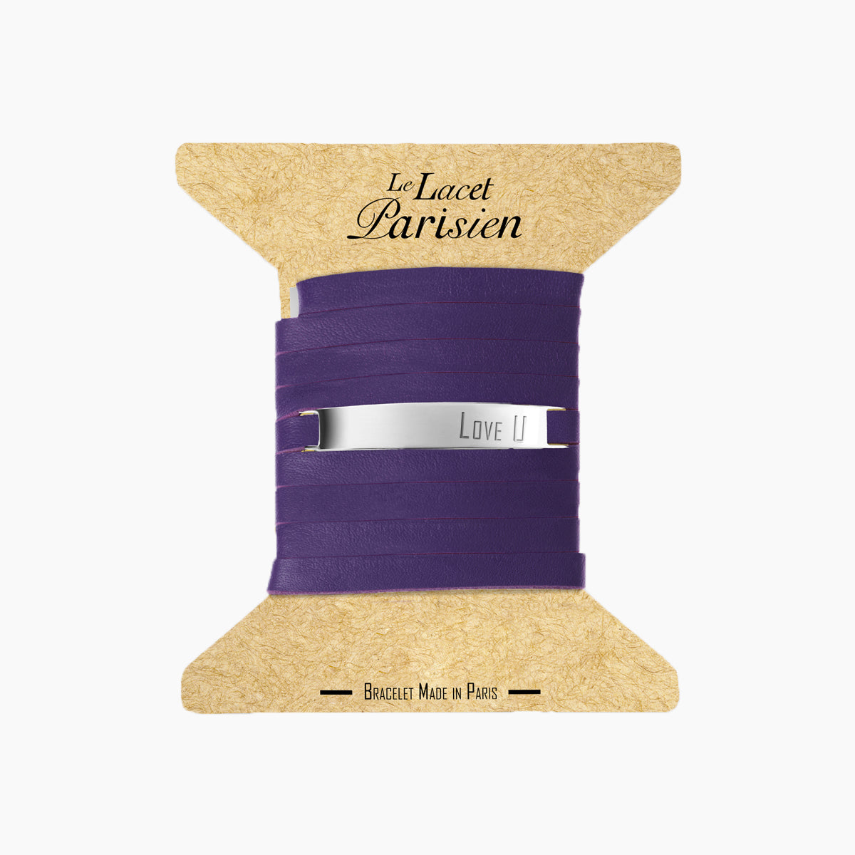 bracelet message ONLY U violet