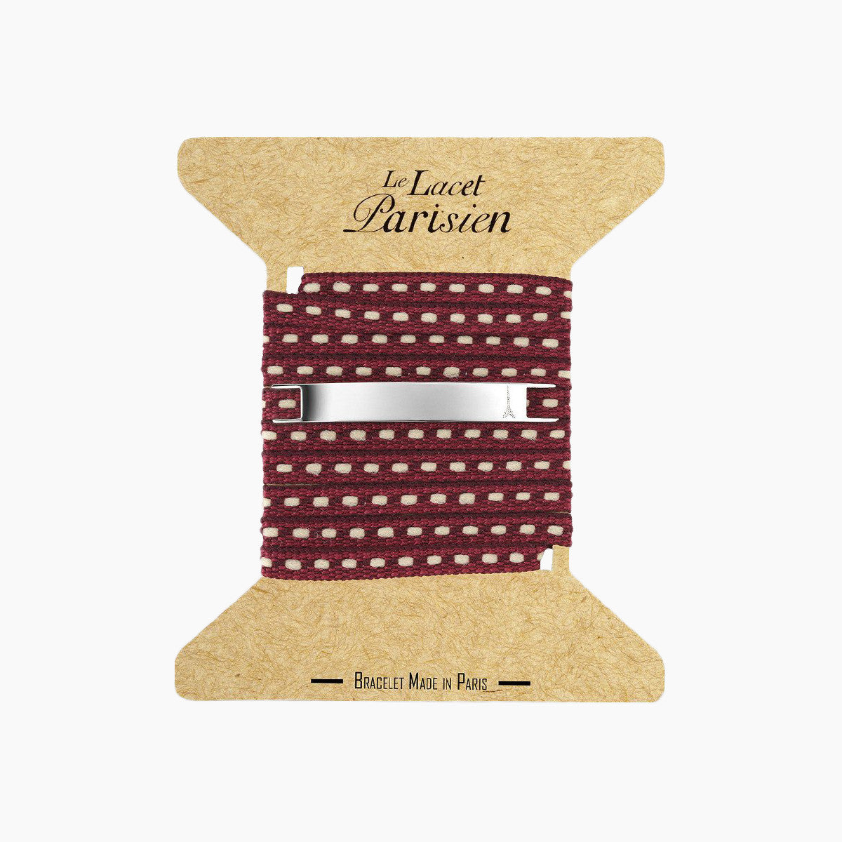 Bracelet garçon bordeaux