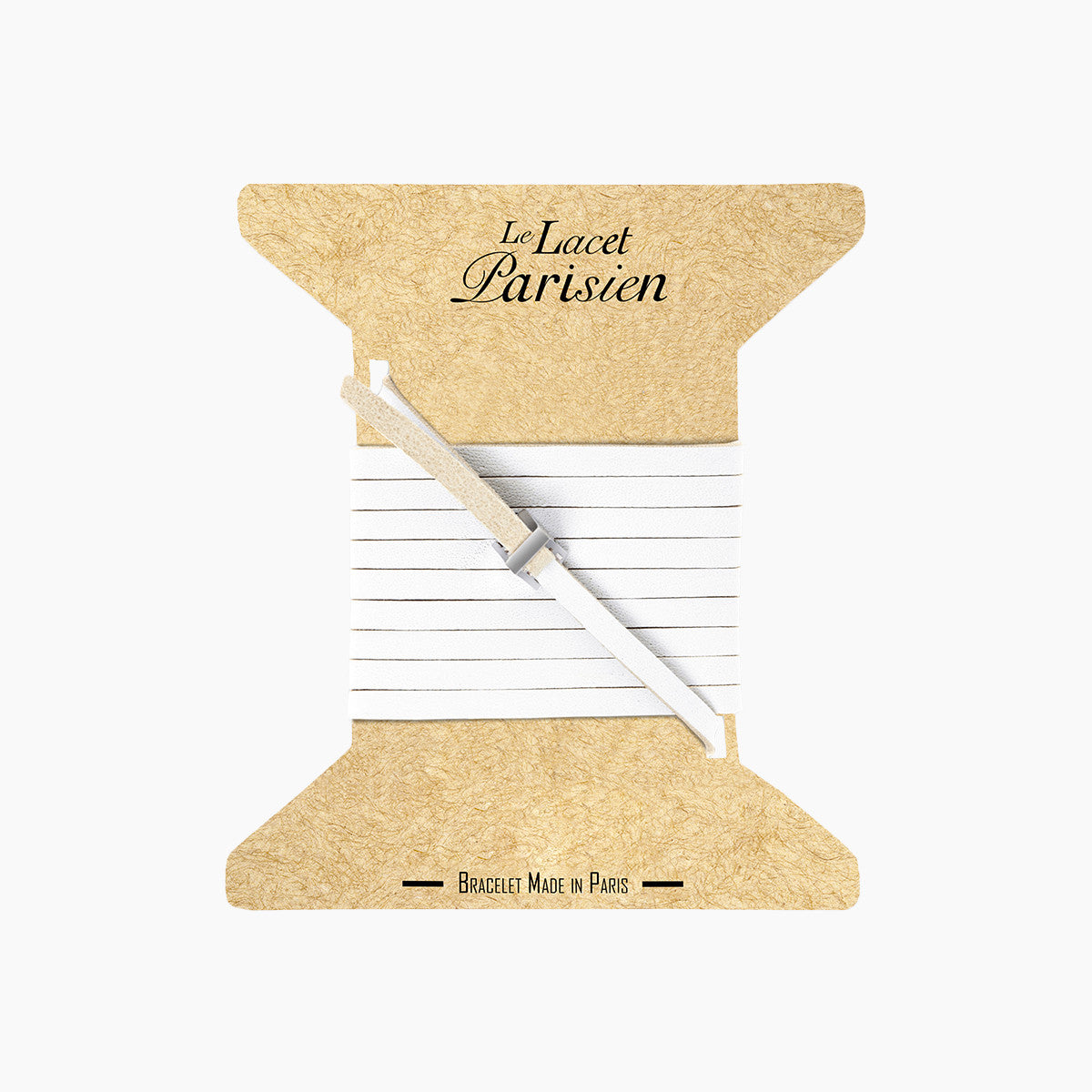 bracelet cuir femme blanc