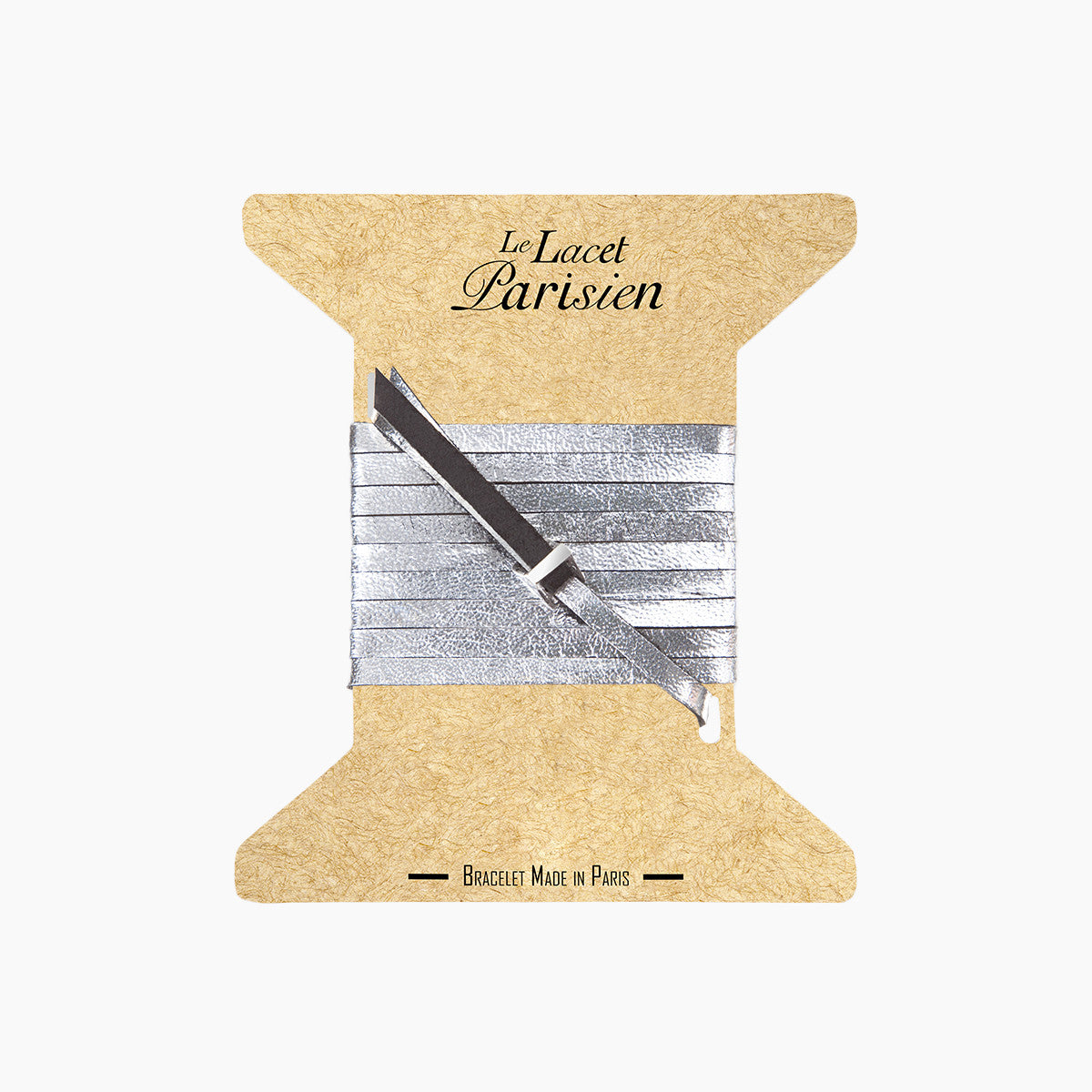 Bracelet cuir argent femme